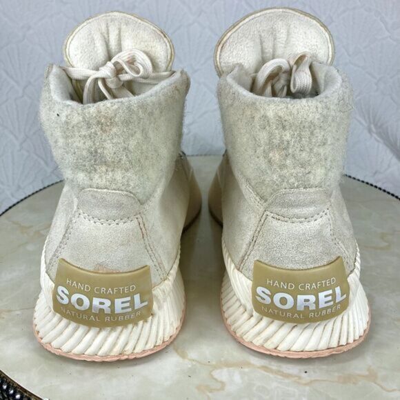 Sorel Out N About™ III Conquest Winter Ankle Bootie White Casual Outdoor Boots - Picture 8 of 12
